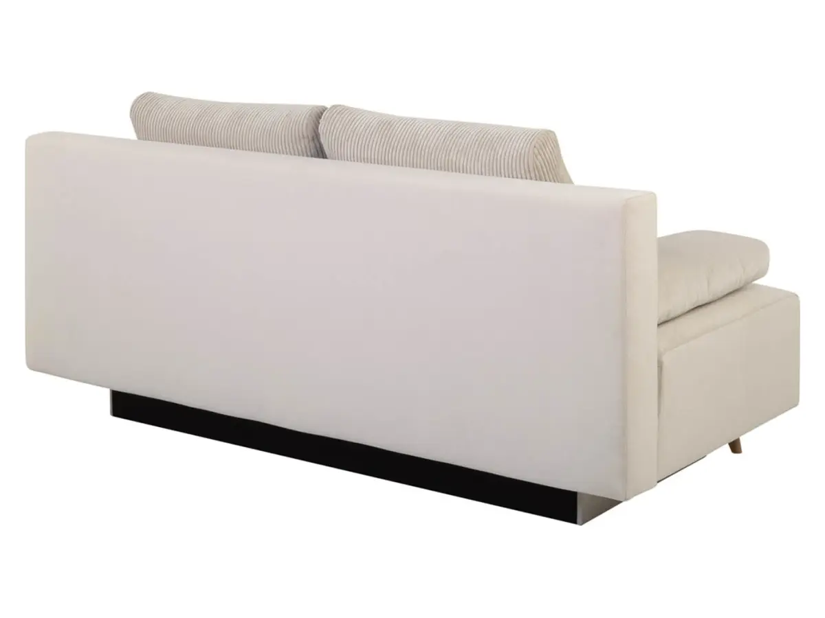 Sofá de tres plazas Leon cama con arcón beige