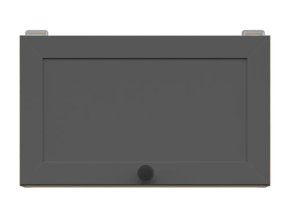 Armario de cocina superior Junona Line 50 cm sobre campana roble bernstein/grafito