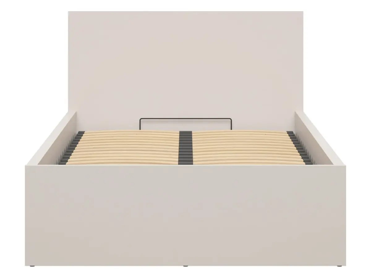 Cama Tetrix 120x200 con somier y contenedor cachemir