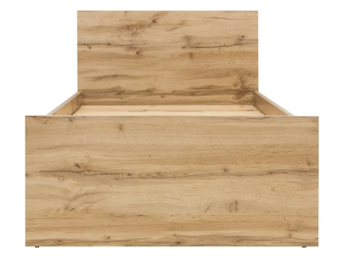 Cama Zele 90x200 roble wotan