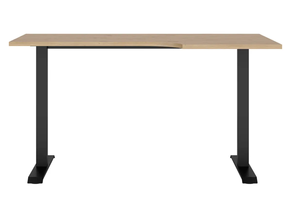 Escritorio de esquina Space Office 140 cm derecho roble artisan