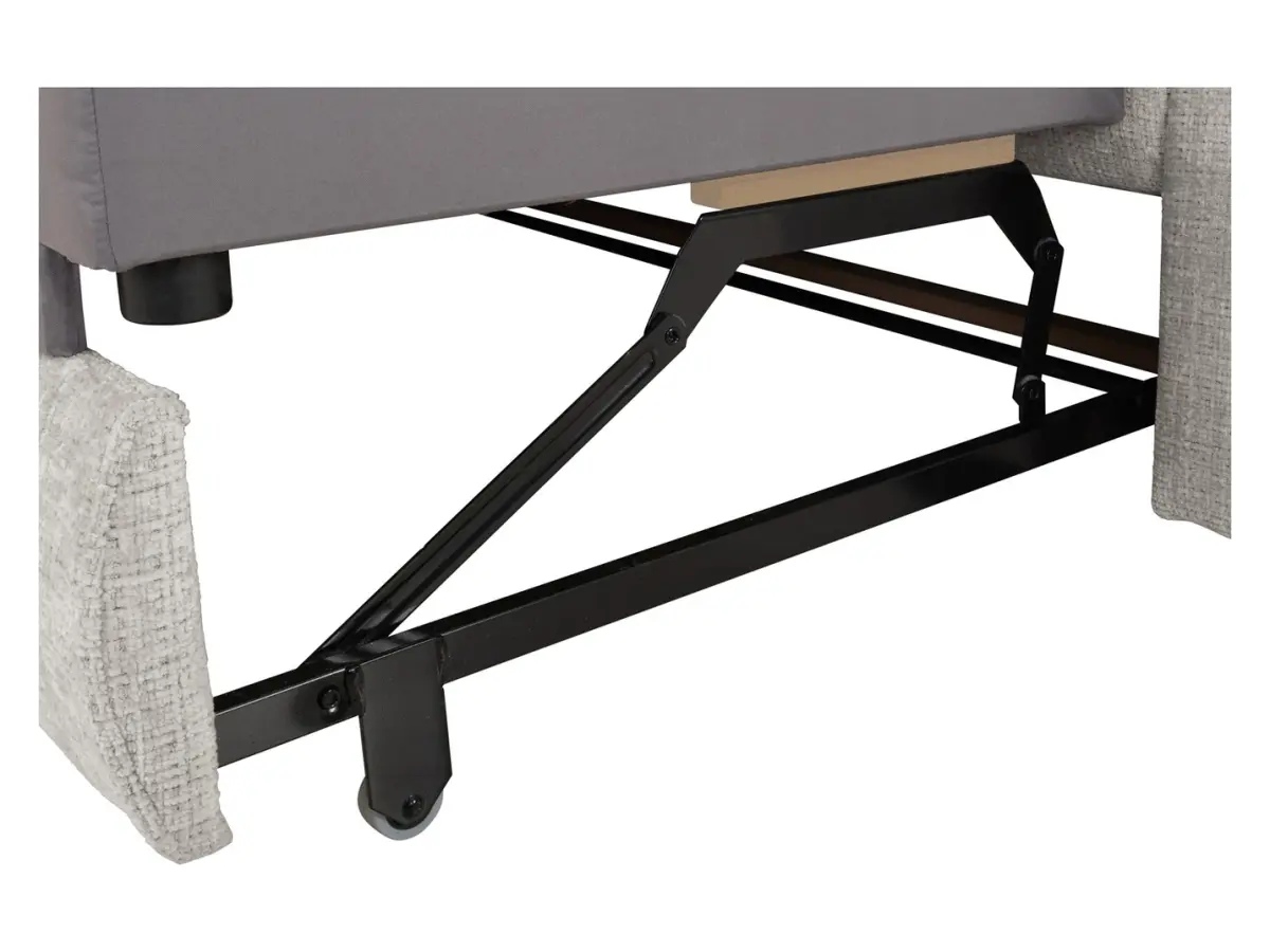 Sofá rinconera izquierda Aguda convertible con arcón beige