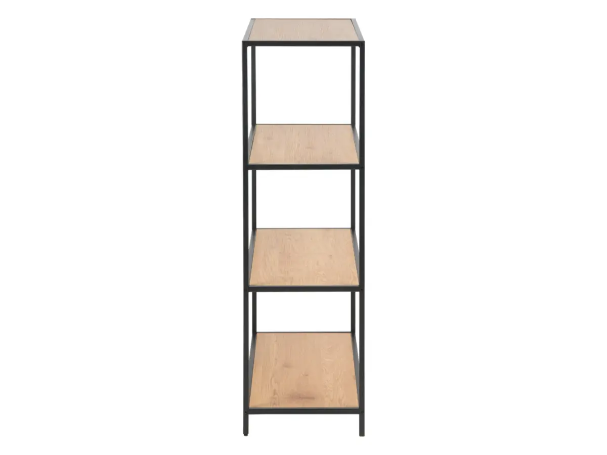 Estantería Seaford 77 cm con 3 estantes roble salvaje mate