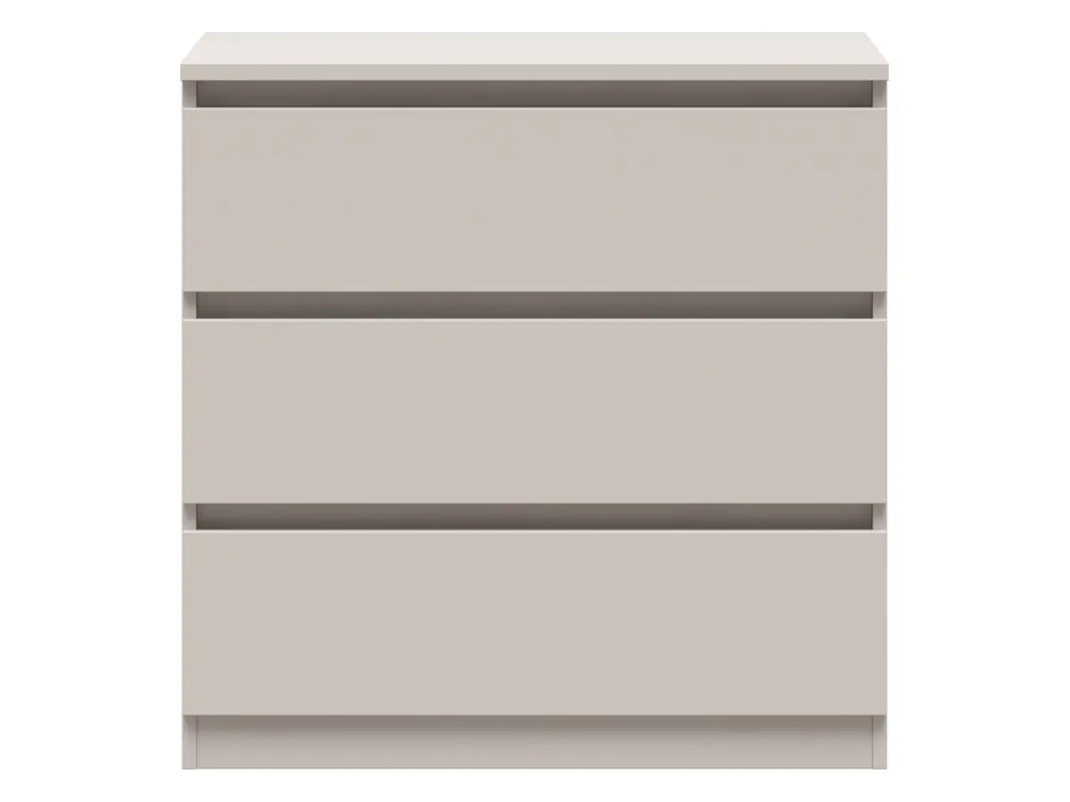 Cómoda Tetrix 75 cm con 3 cajones cachemira