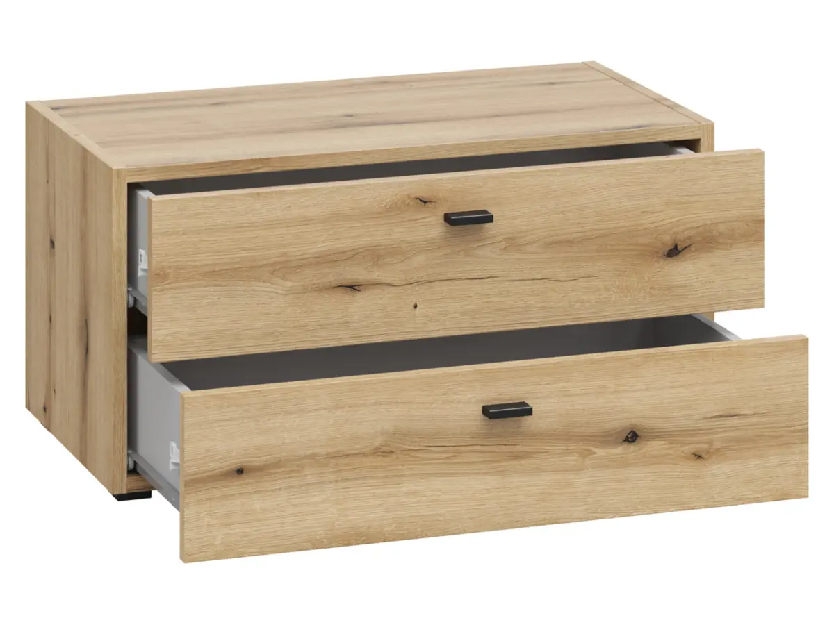 Cómoda System 64 con 2 cajones roble coast evoke