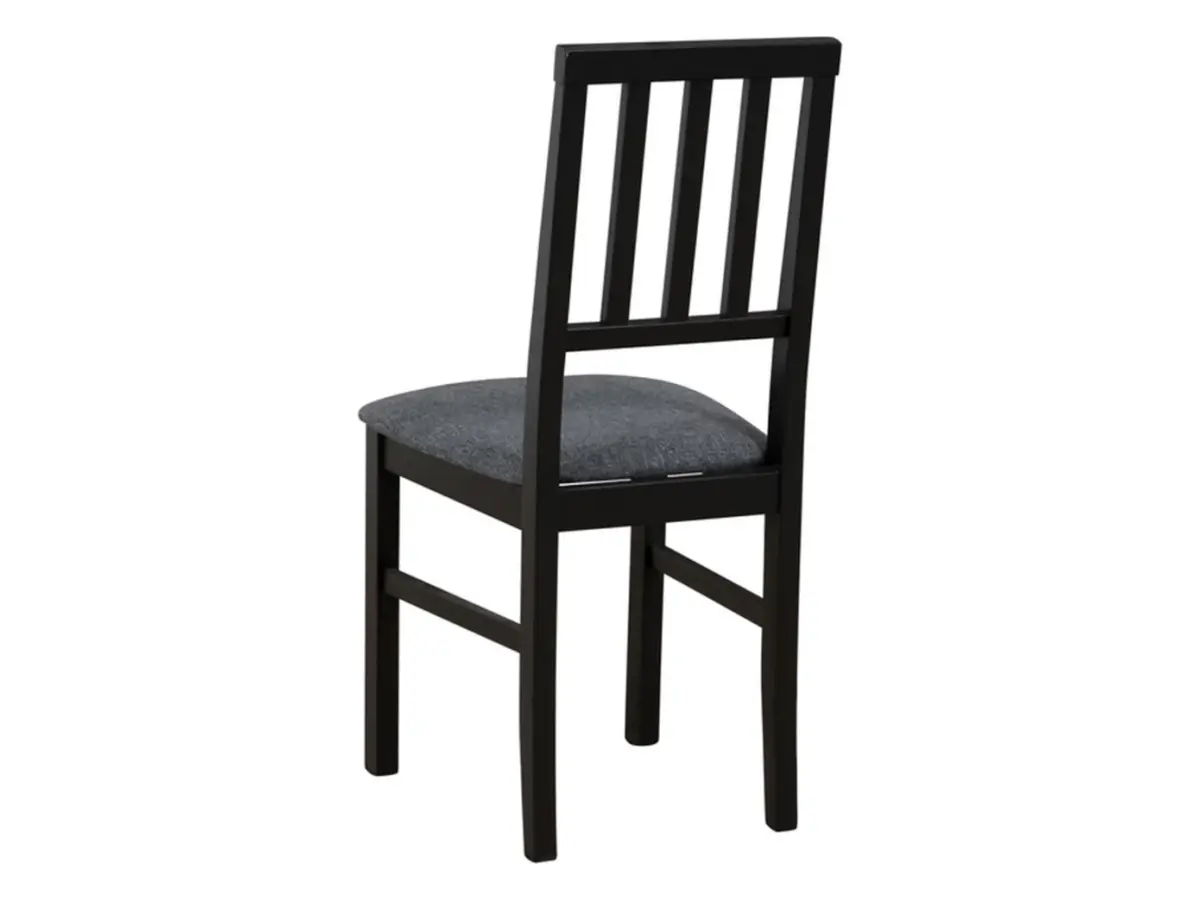 Silla tapizada Aren grafito