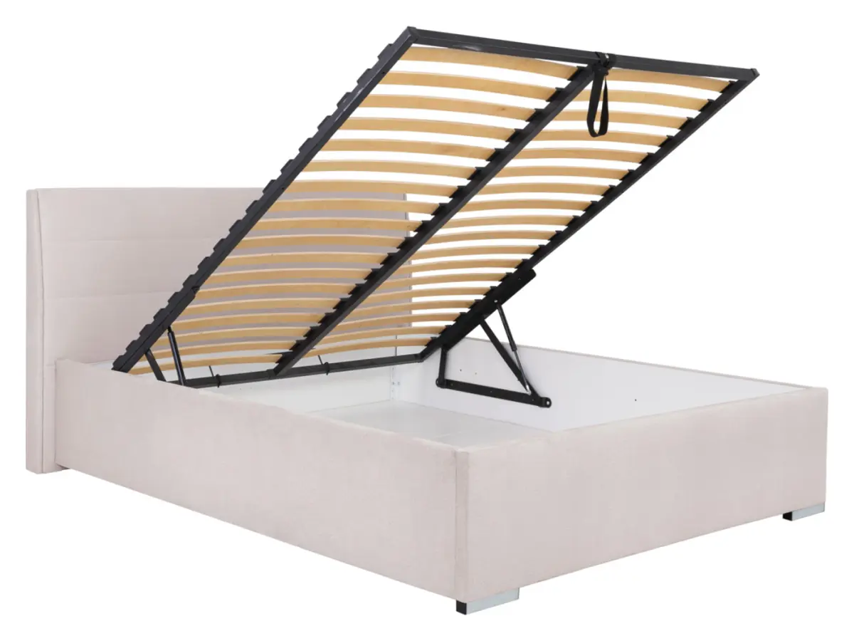 Cama tapizada Cosala III 160x200 beige