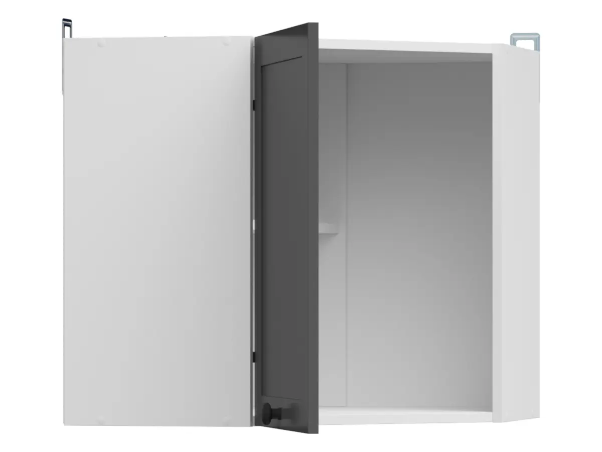 Armario de cocina superior Junona Line 60 cm de esquina izquierda/derecha grafito