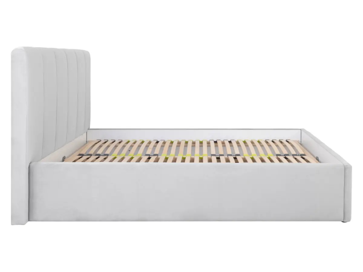 Cama tapizada Lones 160x200 gris