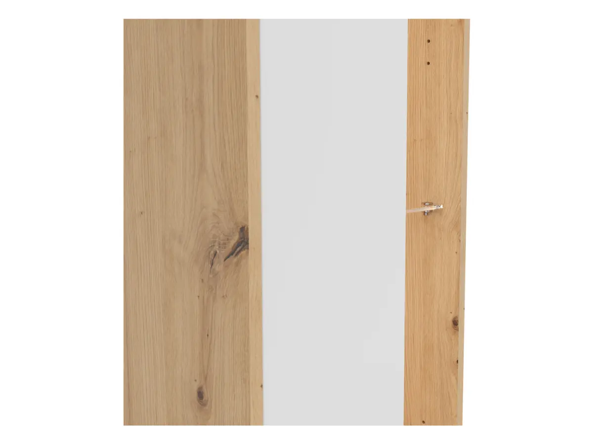 Estantería Gap 47 cm con puertas y 3 estantes roble artisan/blanco