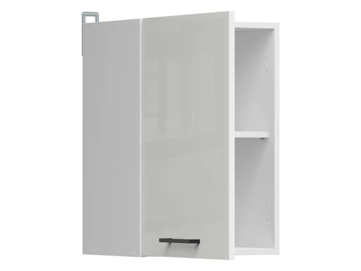 Armario de cocina superior Junona Line 40 cm izquierda/derecha brillo tiza