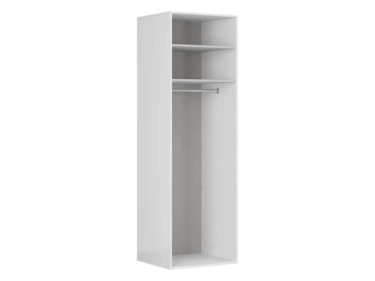 Armario de dos puertas Flex 75 cm blanco