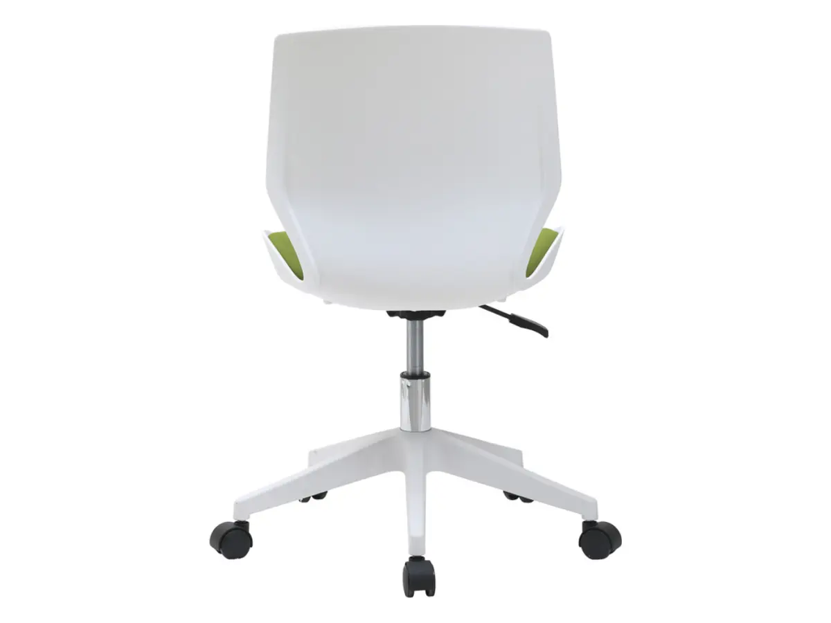 Silla giratoria Kili blanco - verde