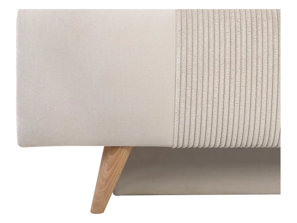 Sofá de tres plazas Leon cama con arcón beige