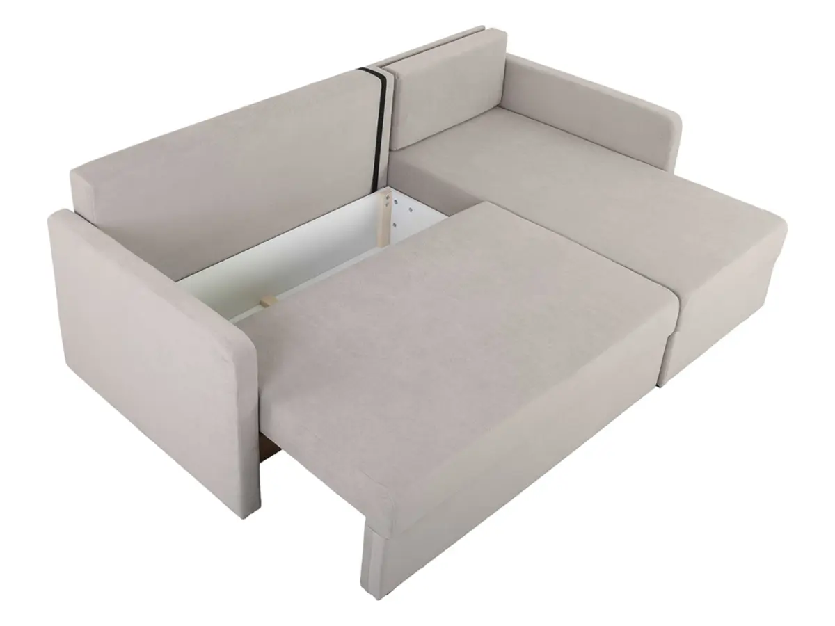 Універсальний кутовий диван Imros розкладний з нішею тауп
