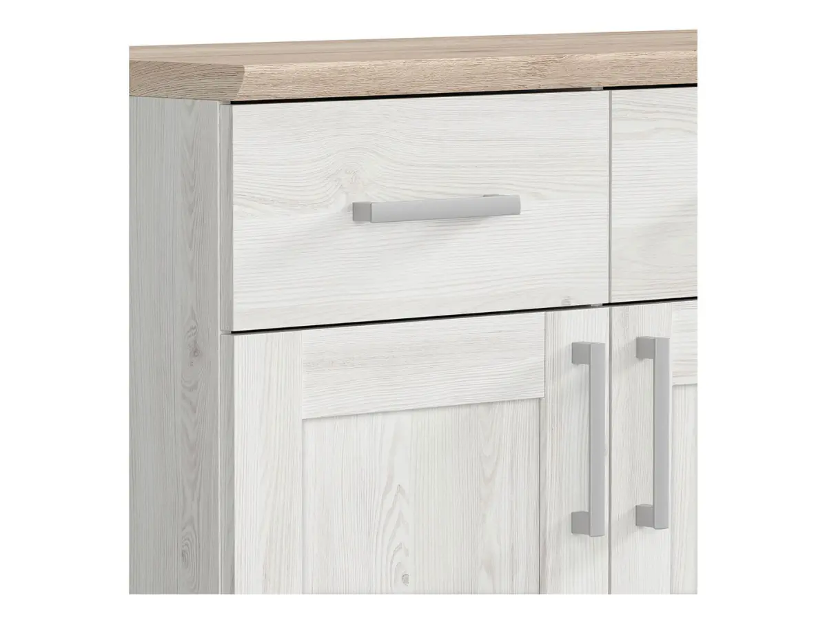 Cómoda Romance 140 cm con 3 puertas y 3 cajones alerce sibiu claro