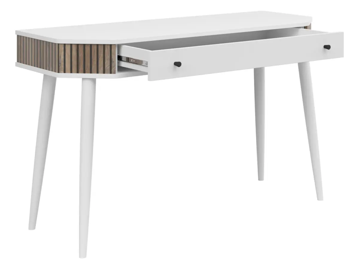 Tocador Capri 120 cm con cajón blanco/roble flagstaff oscuro