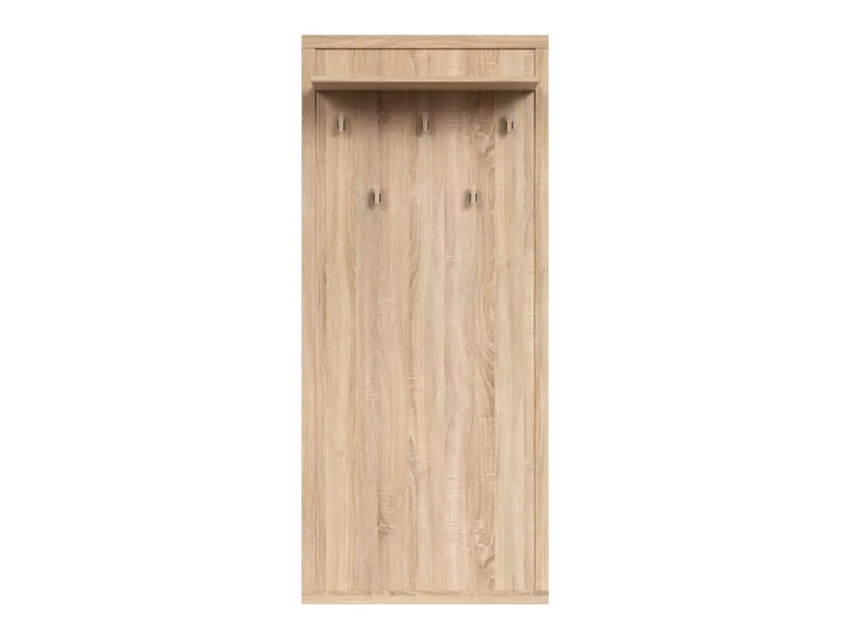 Wall-mounted hallway coat rack Kaspian sonoma oak