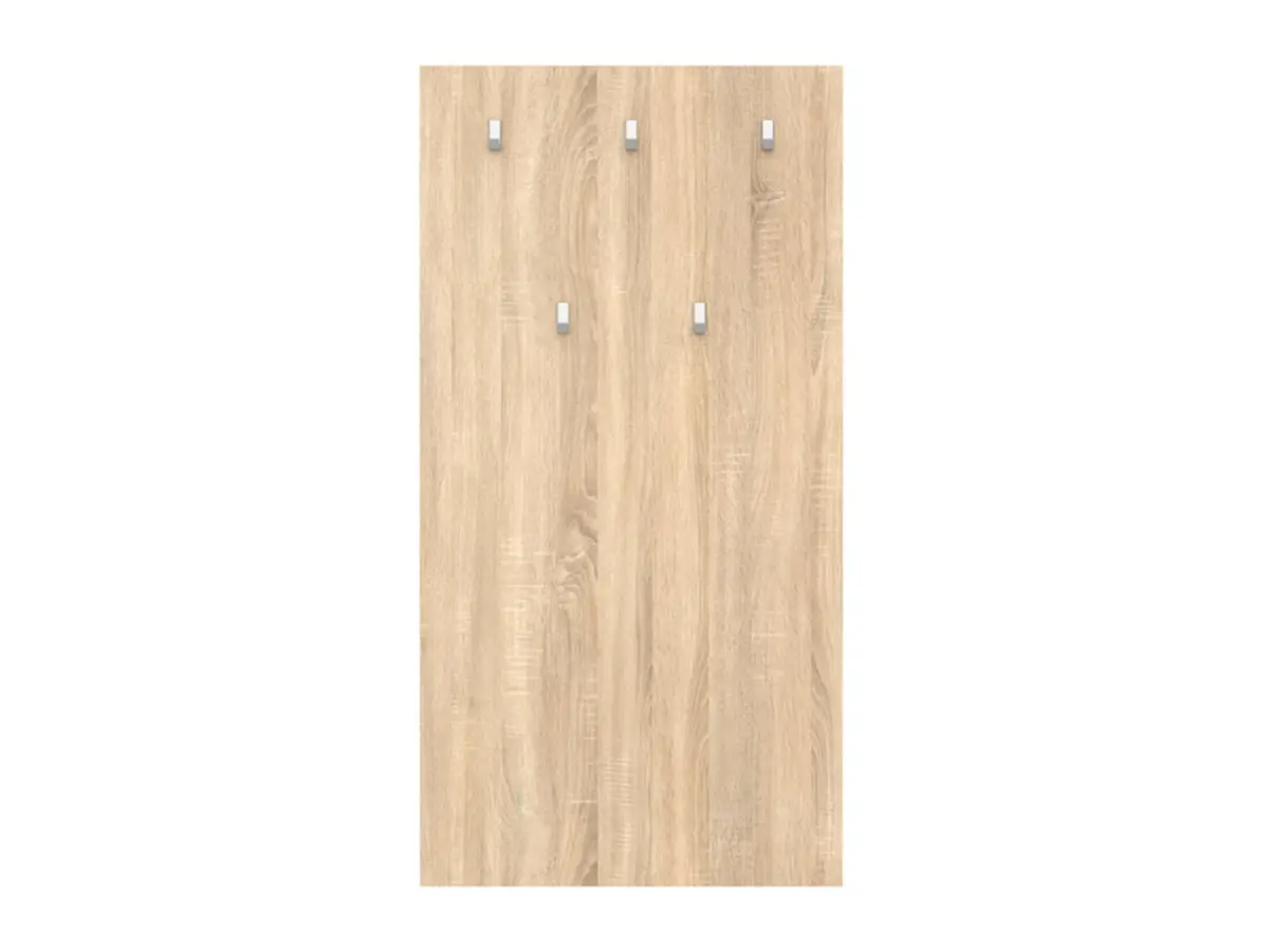 Perchero de pared para recibidor Nepo Plus roble sonoma