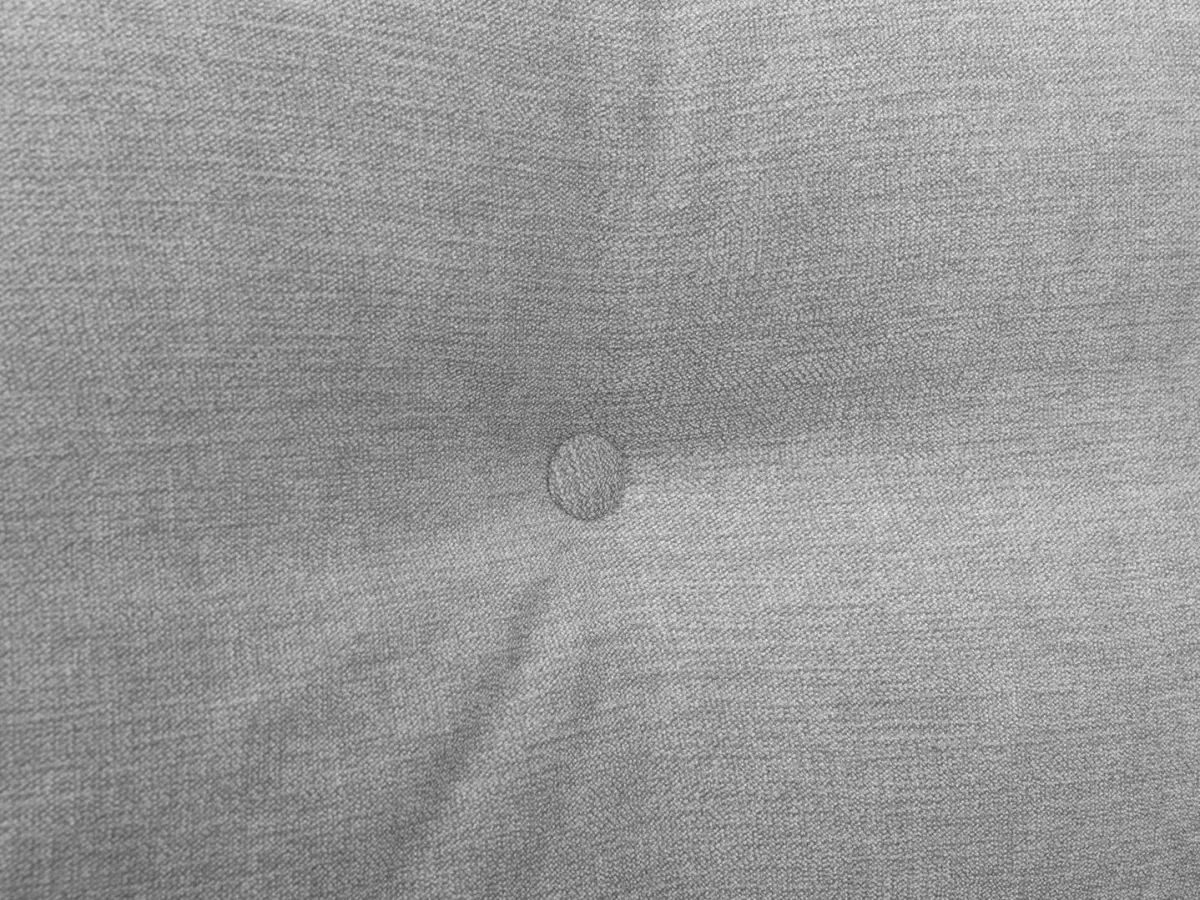 Sofá cama Rico con contenedor y respaldo ajustable gris