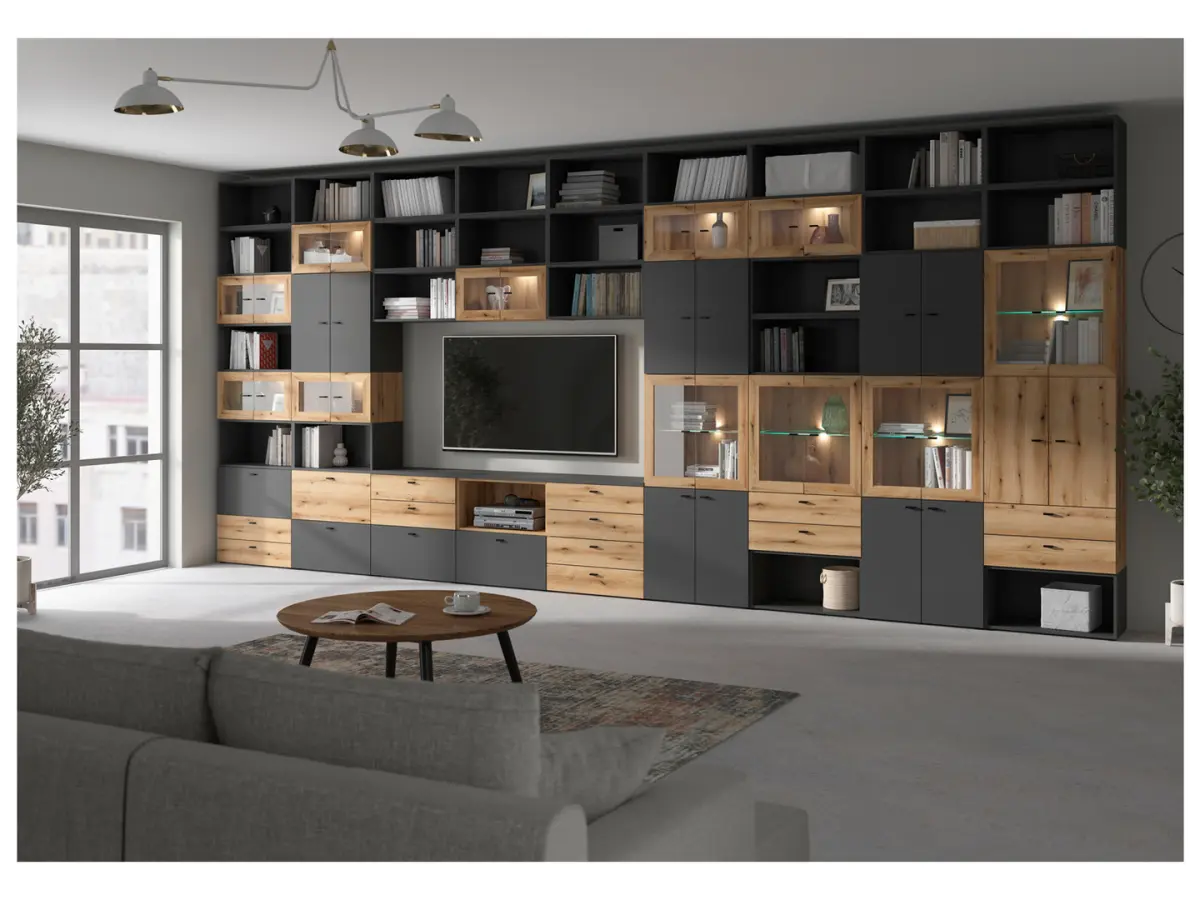 Armario System 64 con 2 puertas roble coast evoke