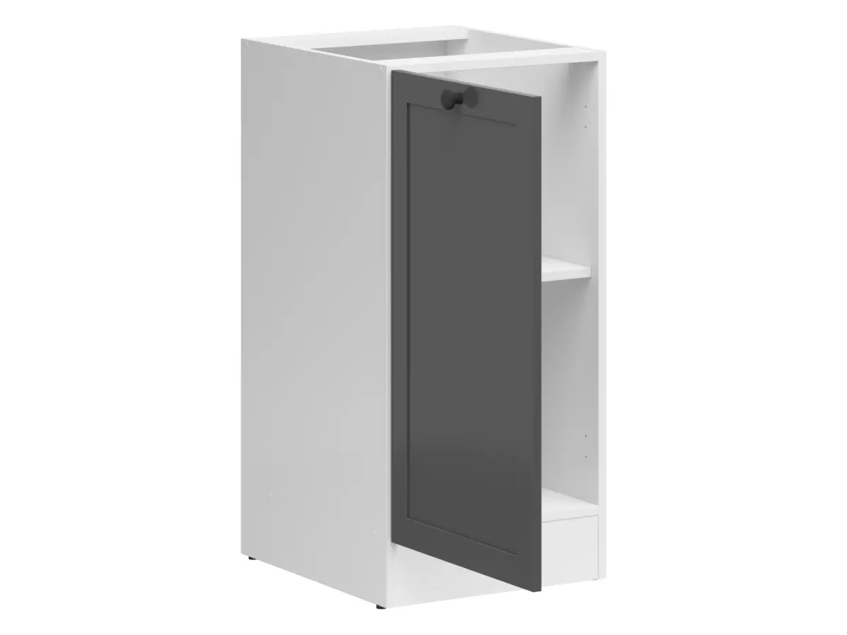 Mueble de cocina bajo Junona Line 40 cm izquierdo grafito