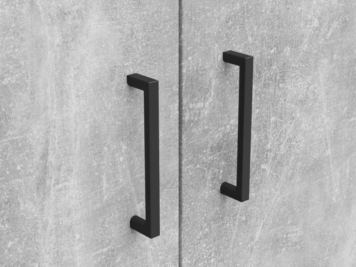 Shelving unit MultiDo 80 cm with 2 doors light atelier