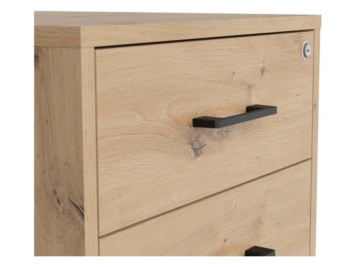 Тумба Space Office 50 см с 4 ящиками дуб артизан