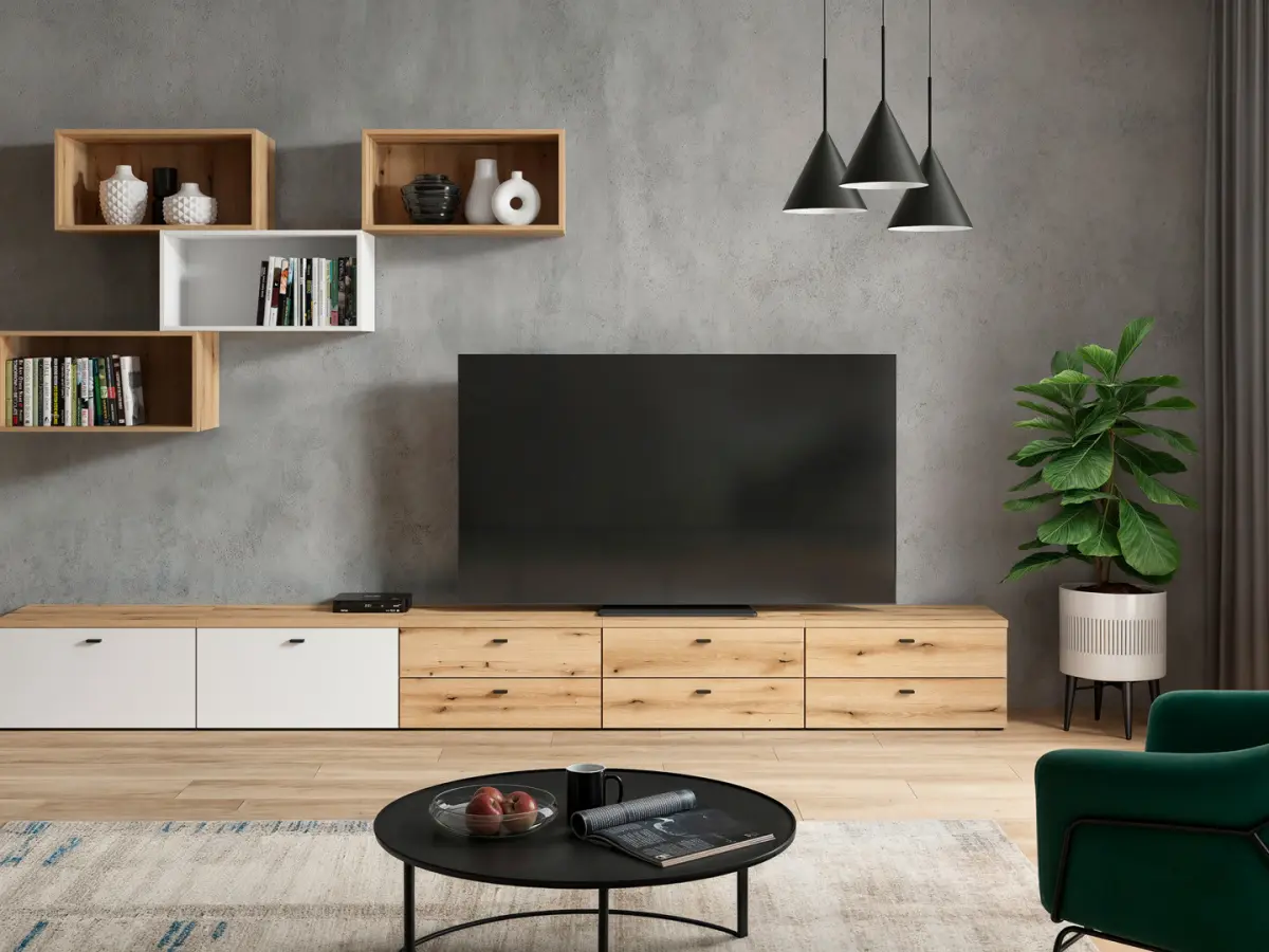 Estantería System 64 cubo roble coast evoke