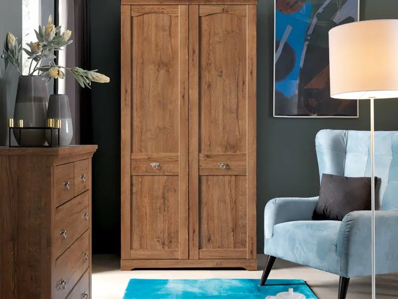 Armario de dos puertas Patras roble april
