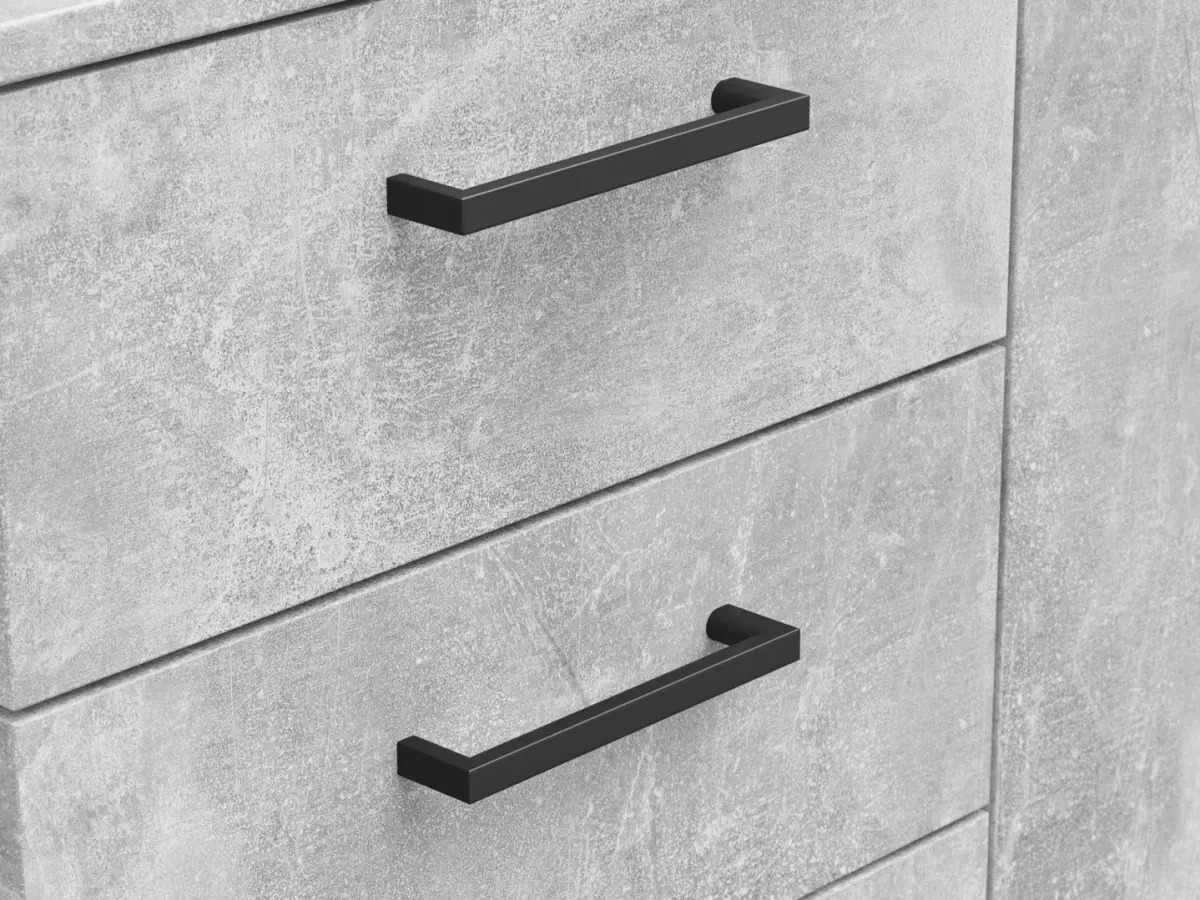 Komoda MultiDo 120 cm z 3 drzwiami i 2 szufladami atelier jasny