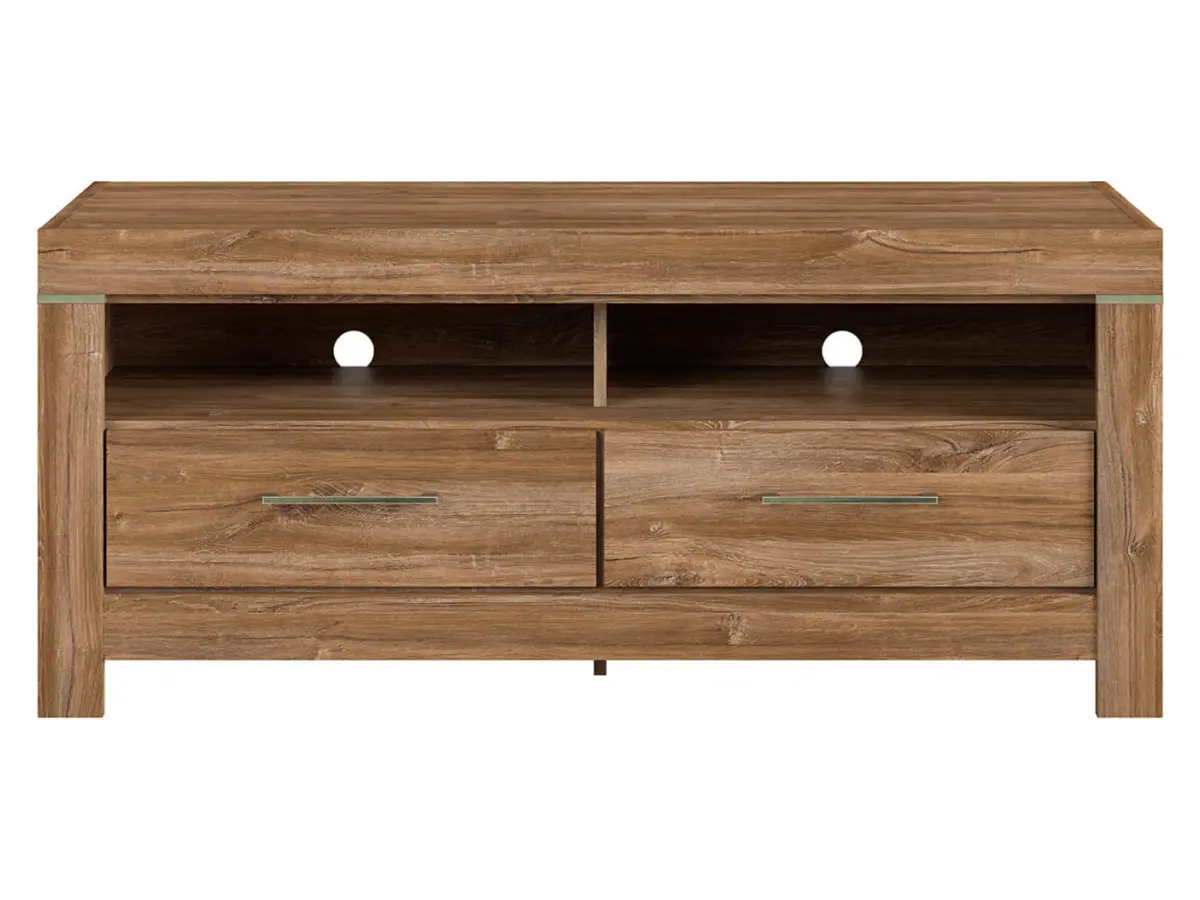 Тумба RTV Gent 138 см с 2 ящиками и полкой дуб стирлинг