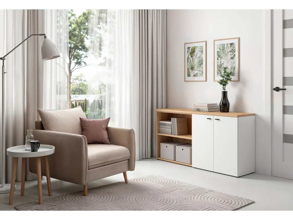 Tablero 130 cm para System 64 roble coast evoke