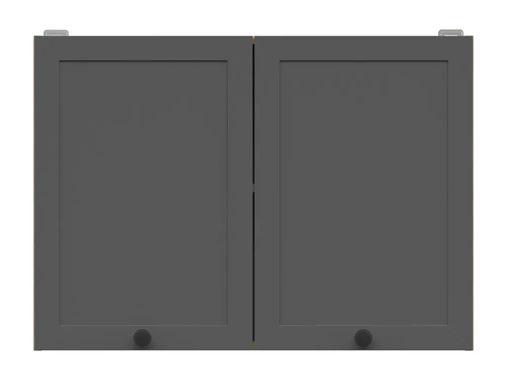 Armario de cocina superior Junona Line 80 cm con 2 puertas roble bernstein/grafito