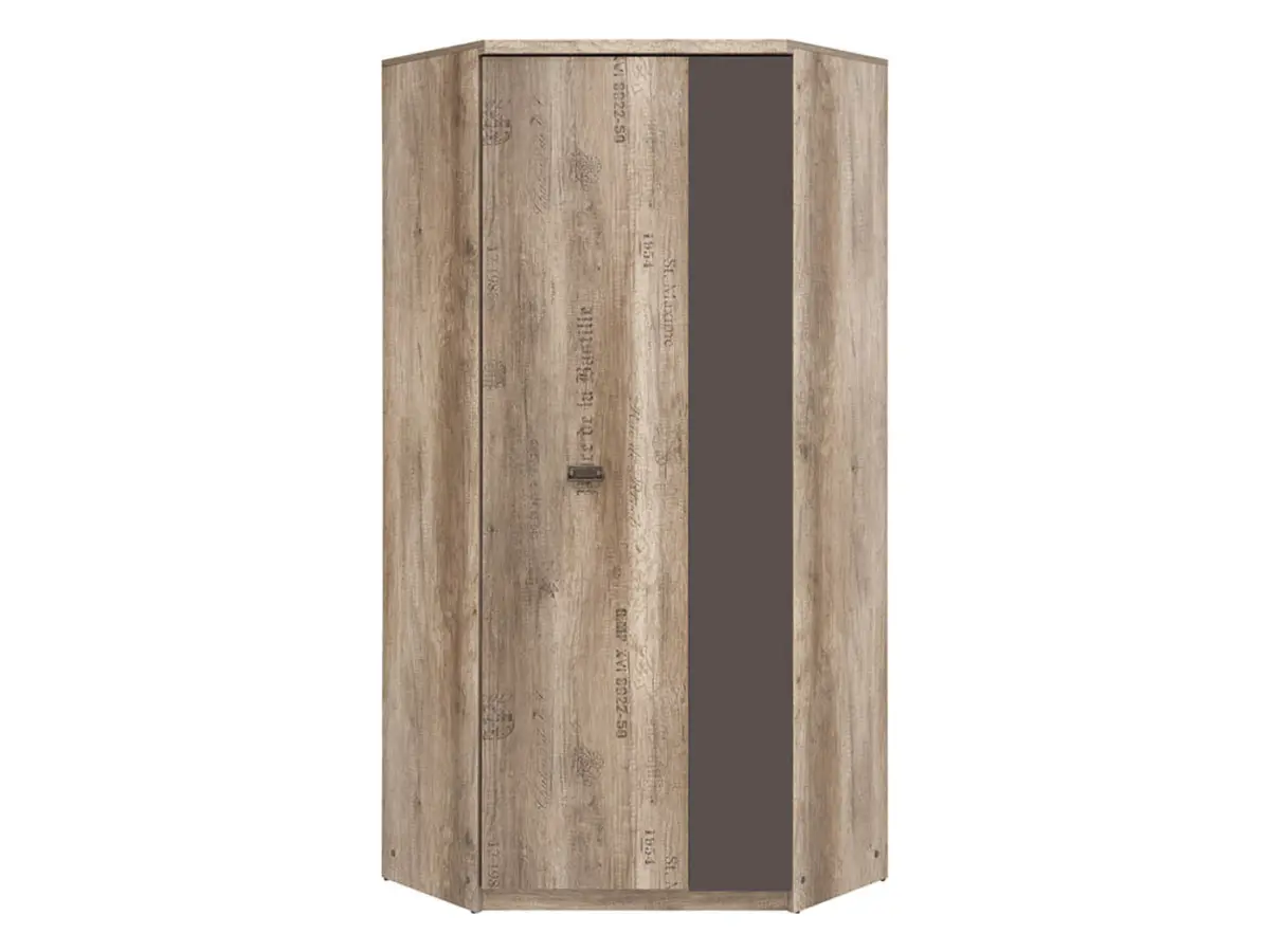 Armario de esquina Malcolm 96x96 cm roble canyon monument estampado/gris wolframio