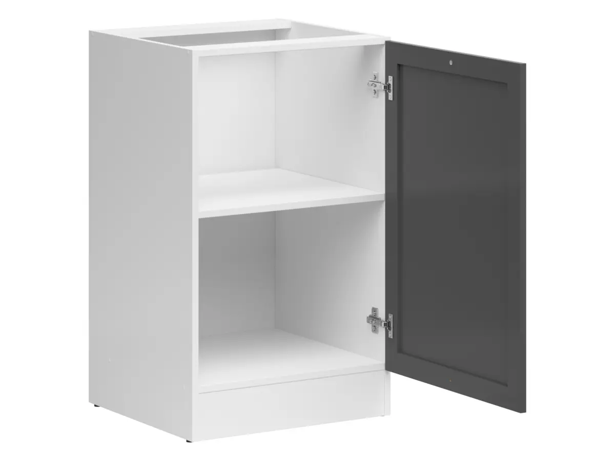 Armario de cocina inferior Junona Line 50 cm derecho grafito