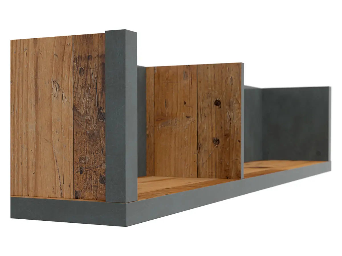Estante de pared Weston 120 cm pino old style