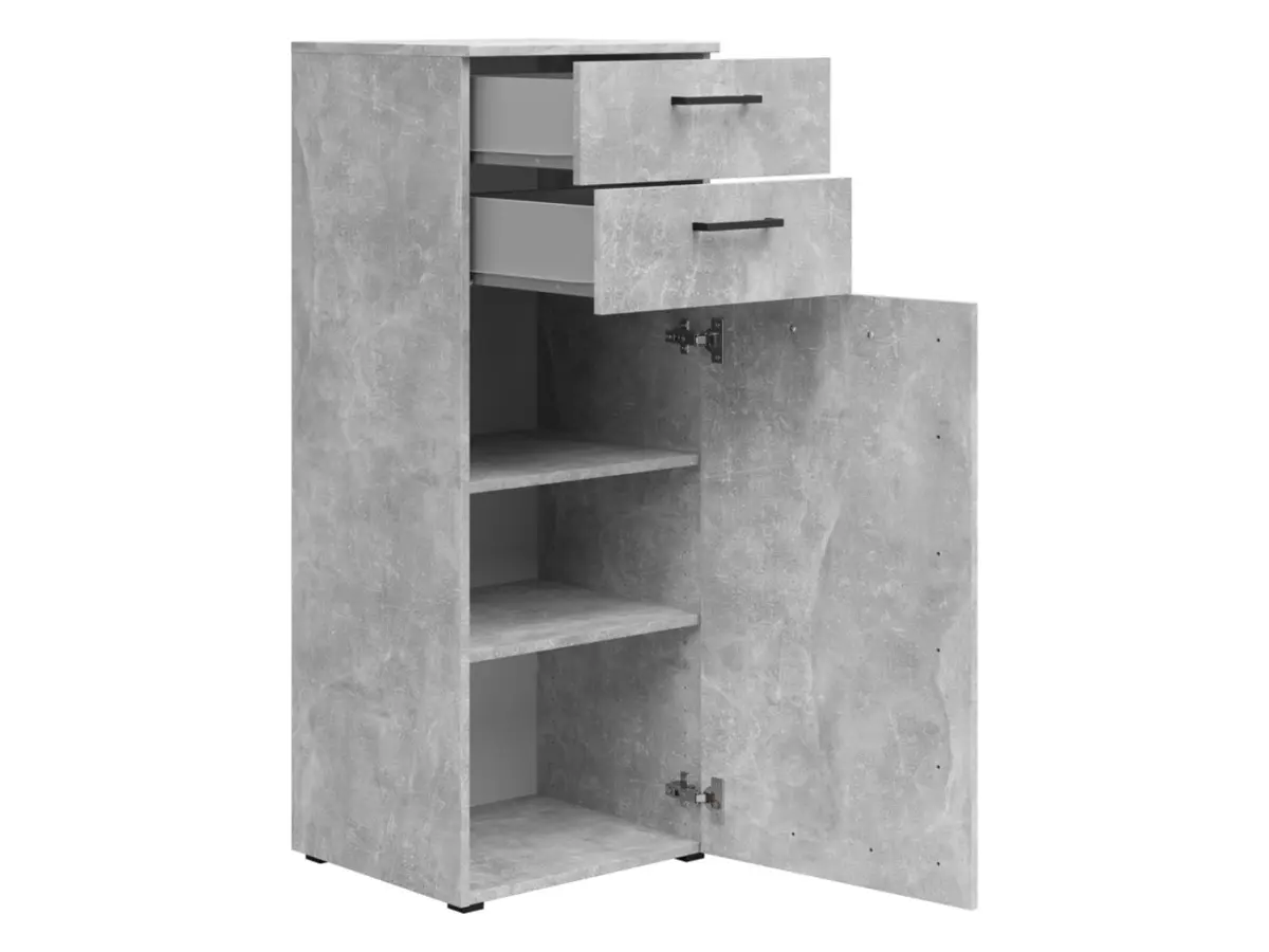 Cómoda MultiDo 45 cm con puertas y 2 cajones atelier claro