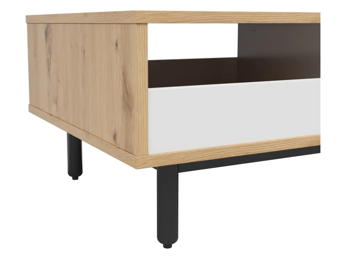 Mesa de centro Gap 110x60 roble artisan/blanco