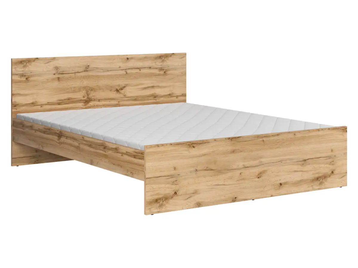 Cama Nuis 160x200 roble wotan