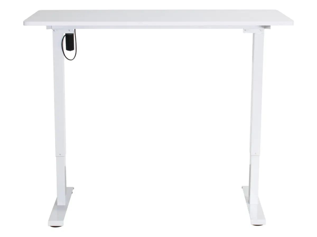 Biurko gamingowe Emil 2 z regulacją elektryczną 120 cm białe