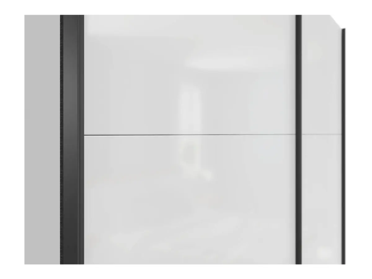 Armario de puertas correderas Tetrix 183 cm blanco brillo