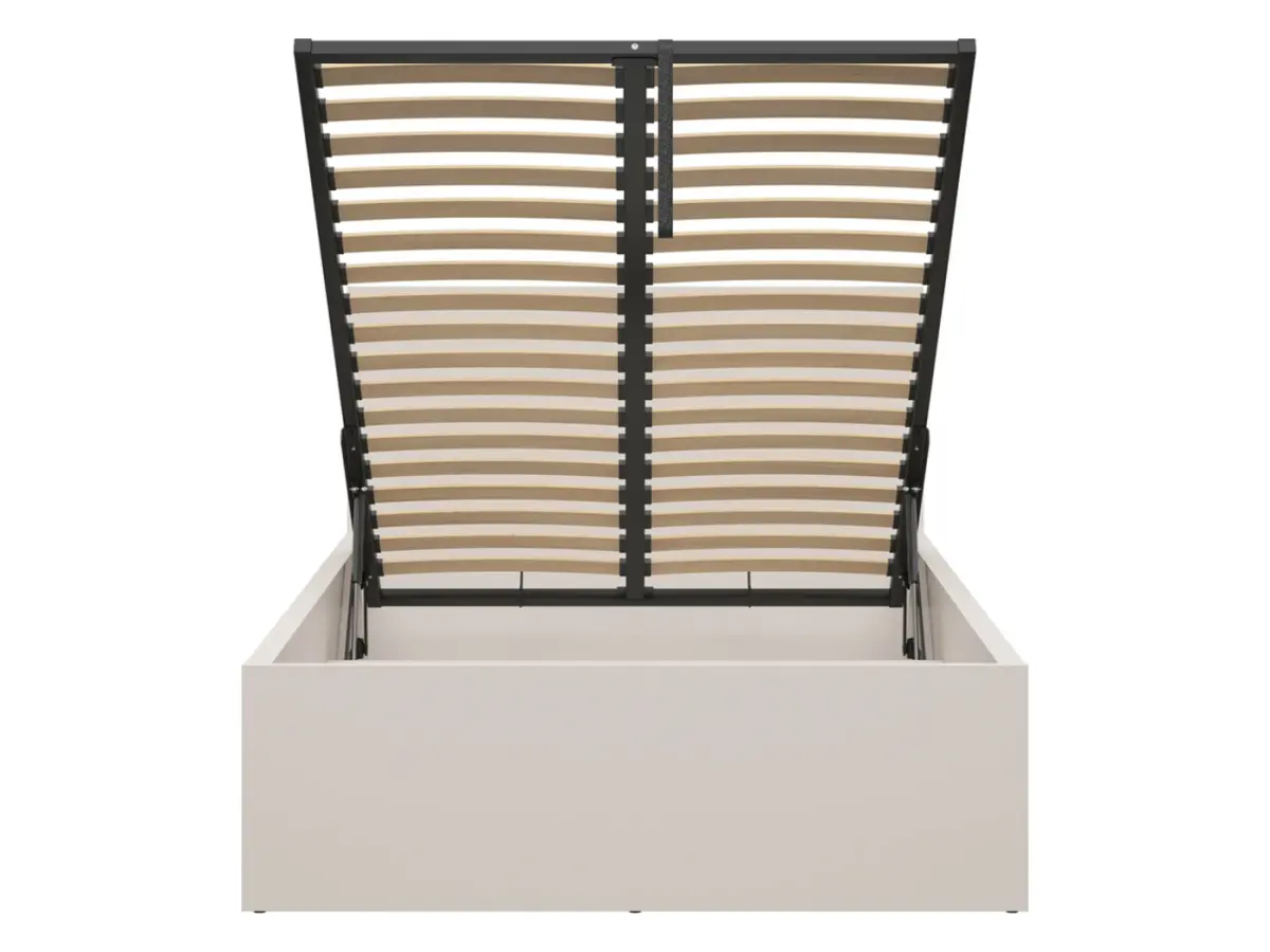 Cama Tetrix 120x200 con somier y contenedor cachemir