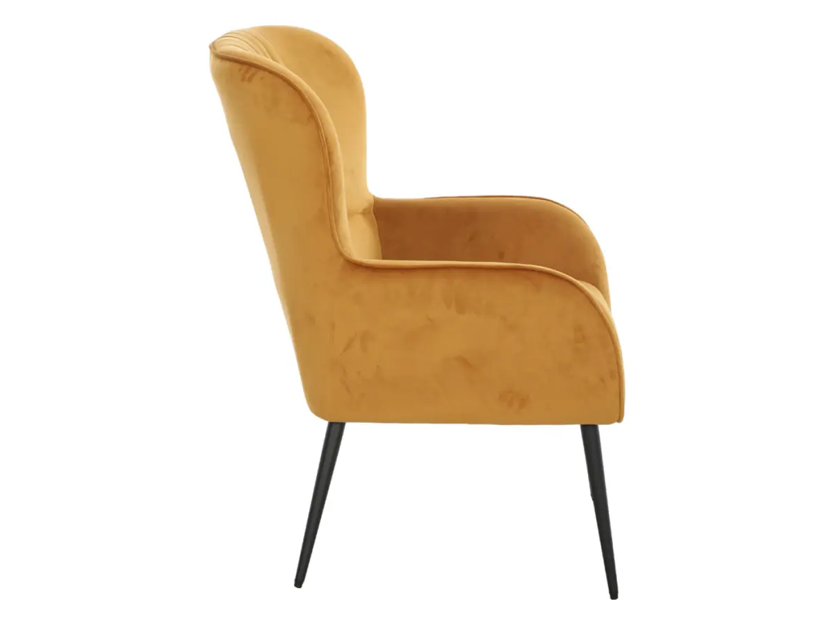 Sillón orejero Samon amarillo