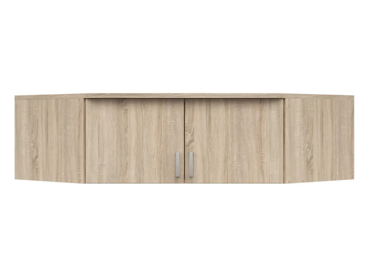 Altillo rinconero para armario Brando 165 cm con 2 puertas roble sonoma