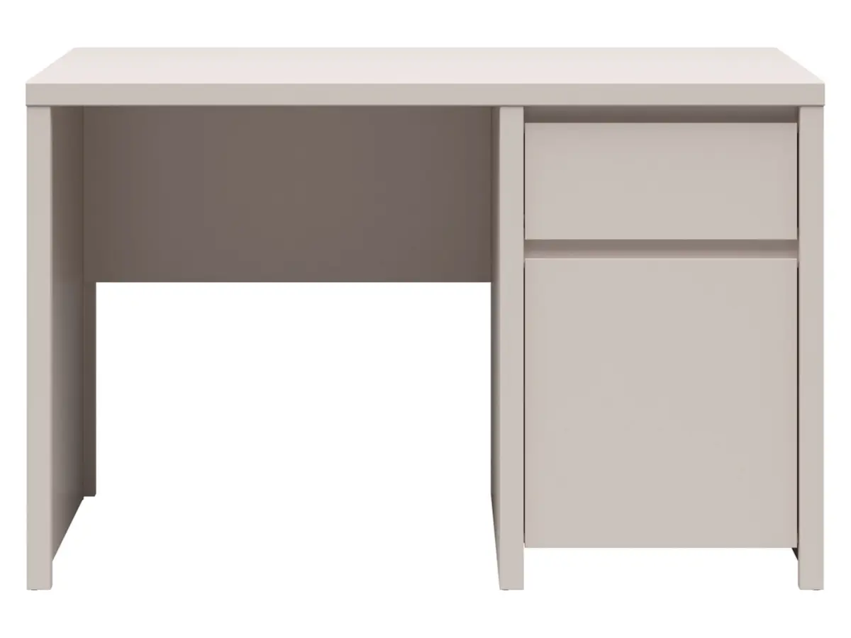 Escritorio Kaspian 120 cm con puerta y cajón cachemira