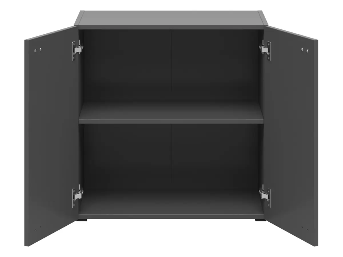 Armario System 64 con 2 puertas grafito