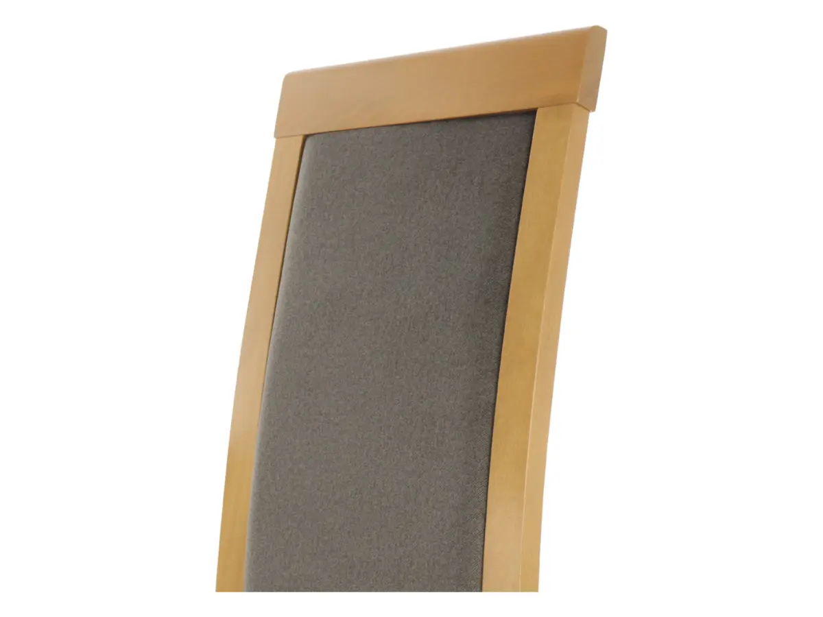 Silla tapizada Como marrón