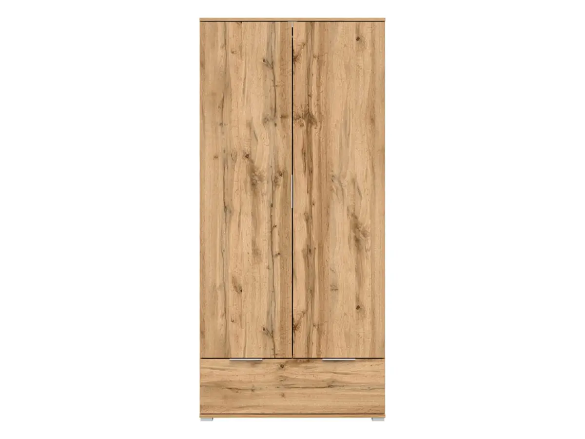 Шафа дводверна Zele 90 см з шухлядою дуб вотан