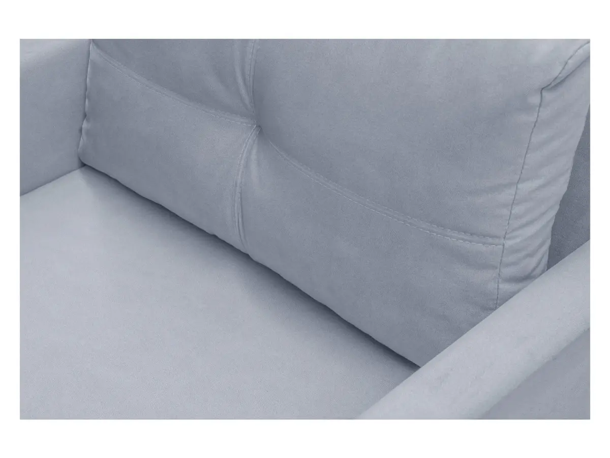 Sofá cama individual Bunio con arcón gris